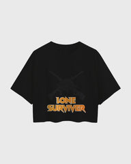 Womens Oversized Cropped TShirt Gaming Pubg 2