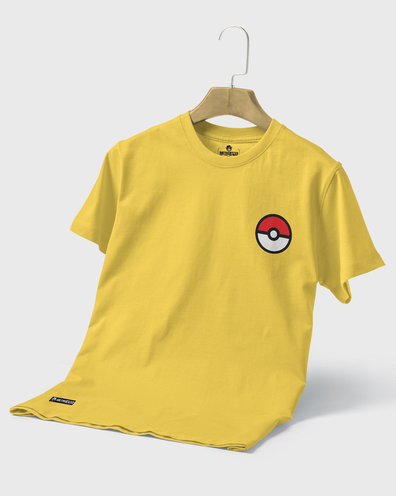 Mens T-Shirt Cartoon Pokemon Pikachu - Metro Apes