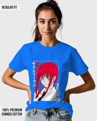 Womens Relaxed Fit TShirt Anime Chainsawman Makima 2