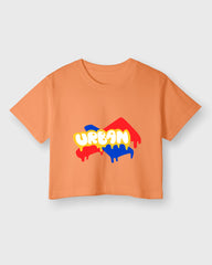 Womens Cropped TShirt Funky Urban