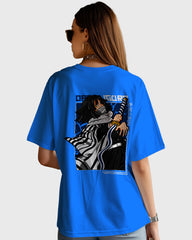 Womens Oversized TShirt Anime Demon Slayer Iguro