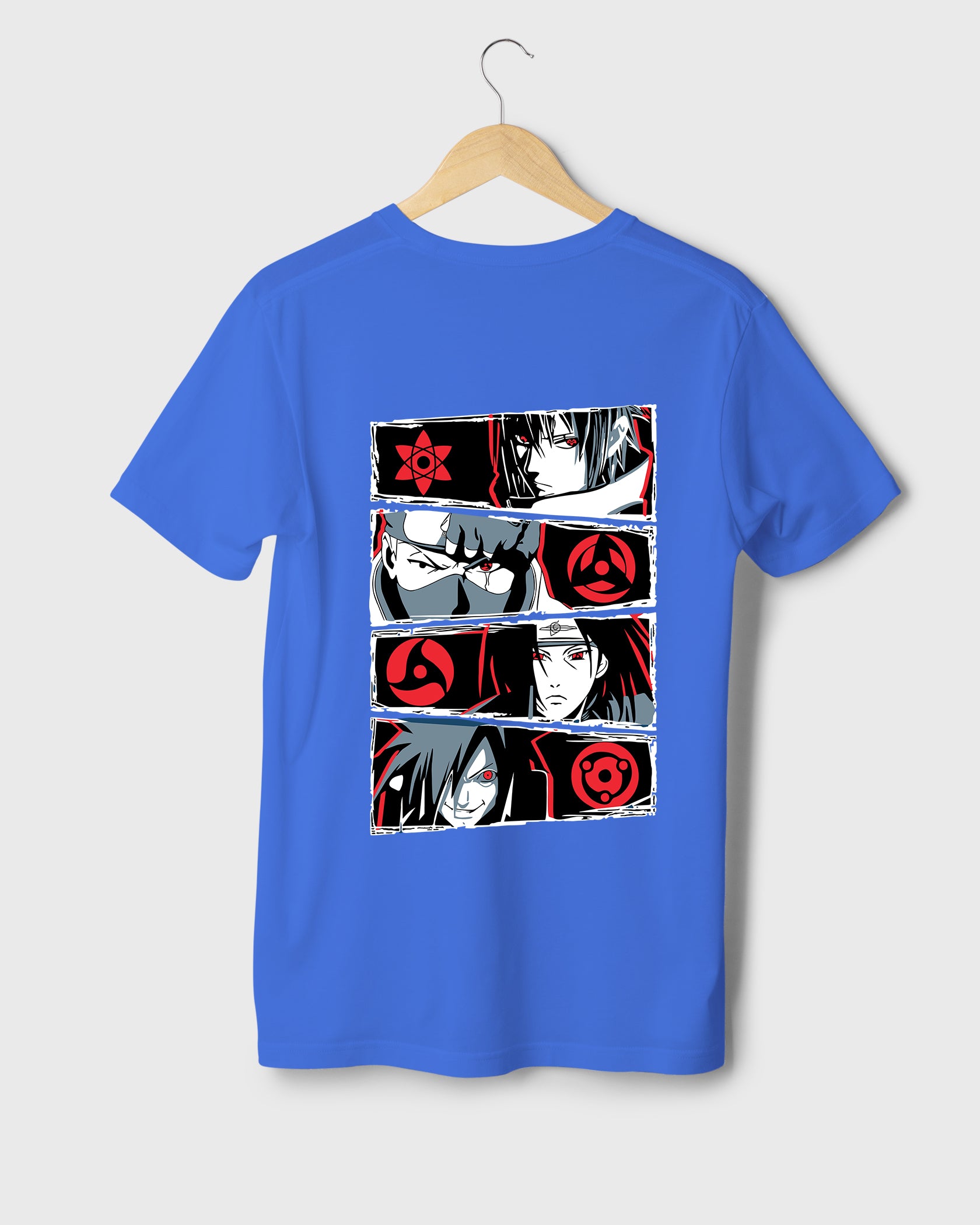 Mens Regular Tshirt Anime Naruto Naruto Gang