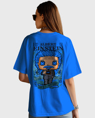 Womens Oversized TShirt Trending Albert Einstein