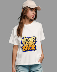 Womens Relaxed Fit TShirt Funky Neverlookback