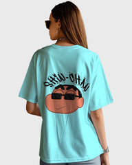 Womens Oversized TShirt Cartoon Sinchan