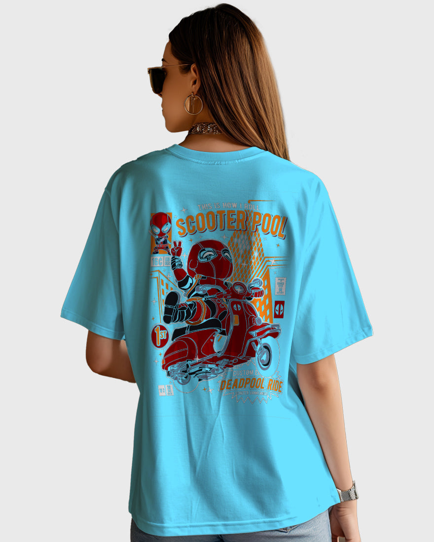 Womens Oversized TShirt Movies Dead Pool