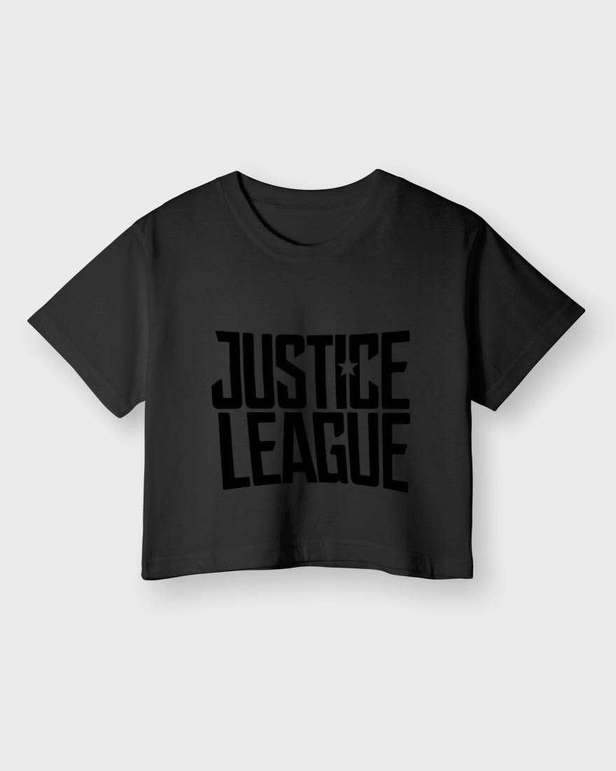 Womens Cropped TShirt Movies Lustice League