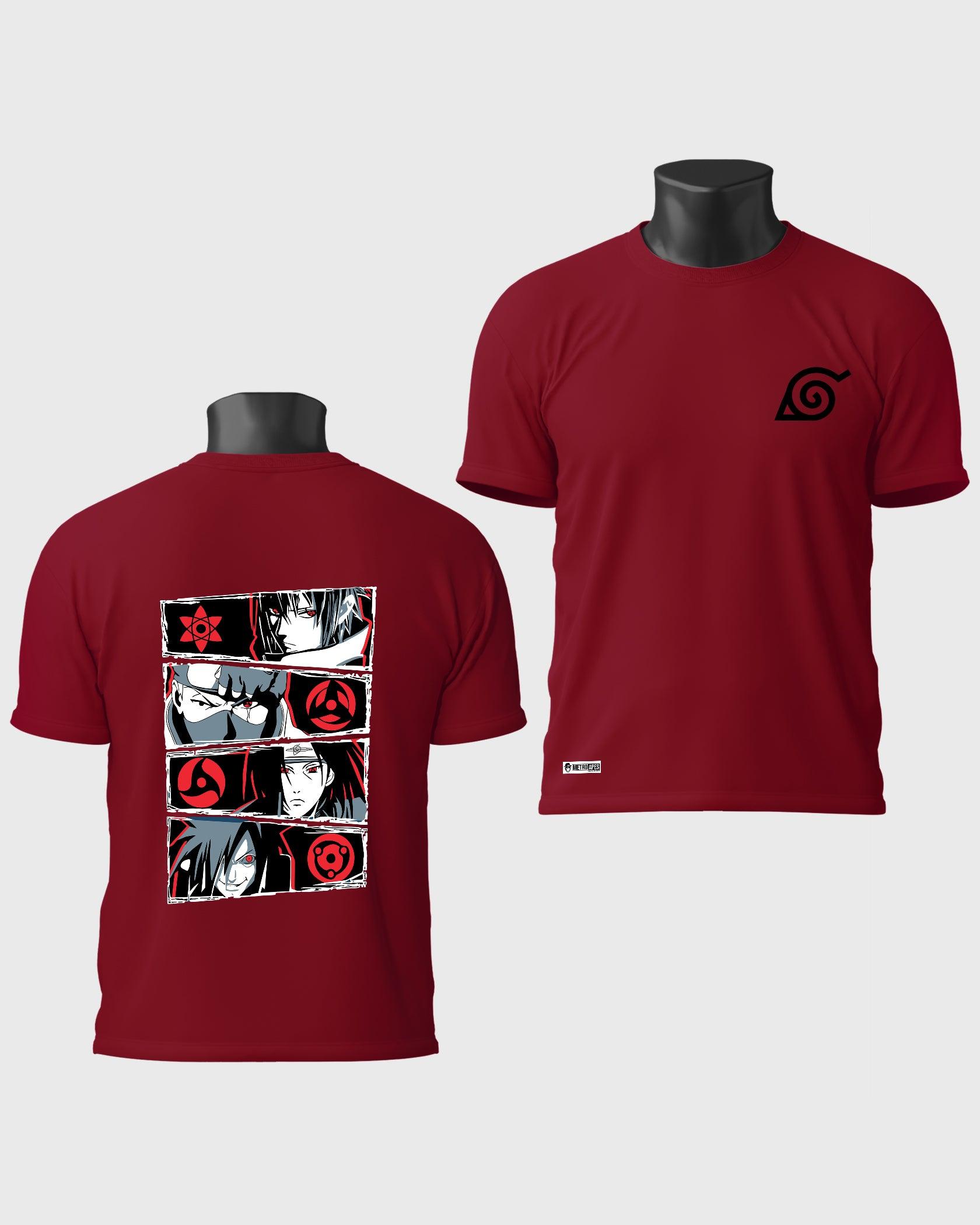 Mens Tshirt Anime Naruto Naruto Gang - Metro Apes