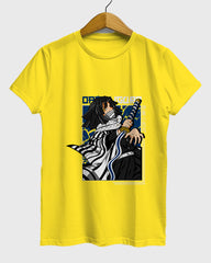 Womens Relaxed Fit TShirt Anime Demon Slayer Iguro