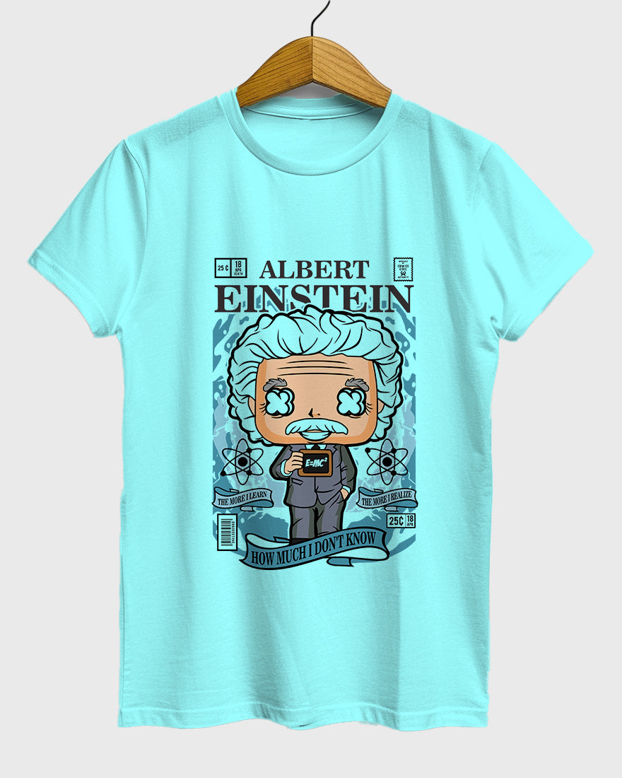 Womens Relaxed Fit TShirt Trending Albert Einstein