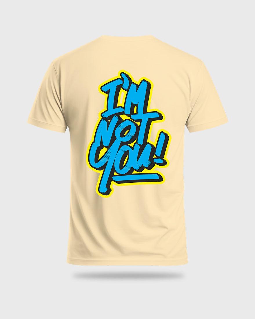 Mens Tshirt Funky Im Not You - Metro Apes