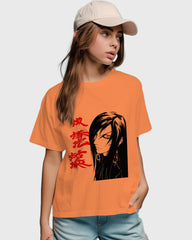 Womens Relaxed Fit TShirt Anime Naruto Orochimaru