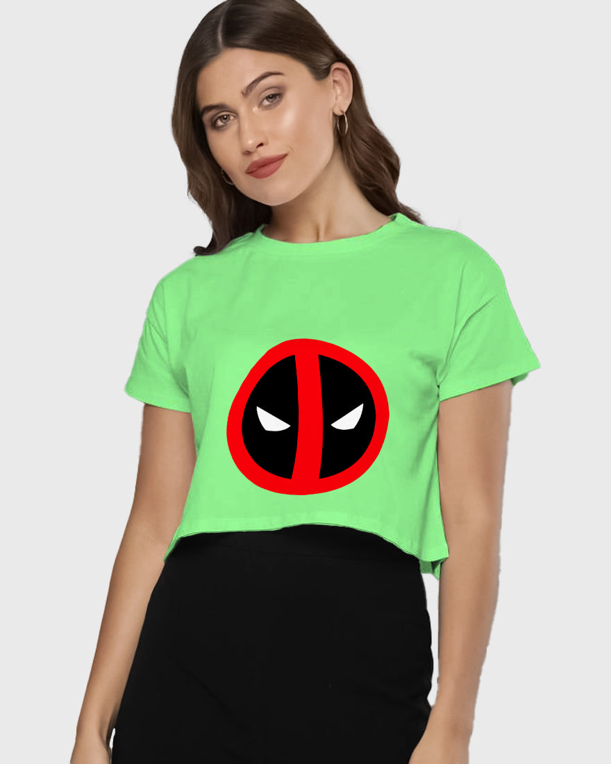 Womens Cropped TShirt Movies Deadpool