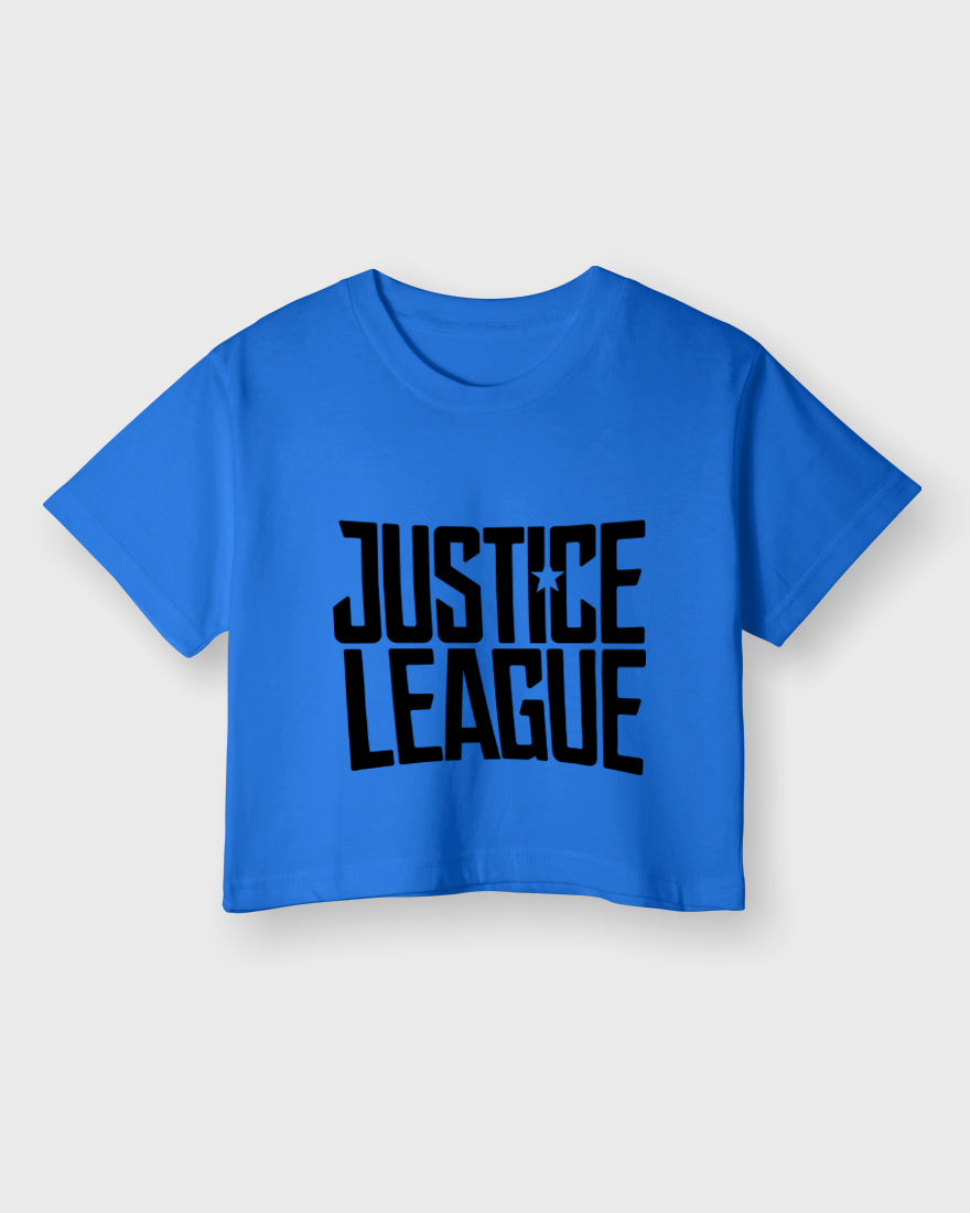 Womens Cropped TShirt Movies Lustice League