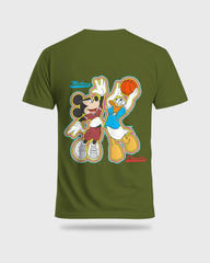 Mens T-Shirt Cartoon Disney Micky & Donald - Metro Apes