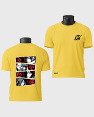 Mens Regular Tshirt Anime Naruto Naruto Gang