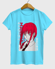 Womens Relaxed Fit TShirt Anime Chainsawman Makima 2