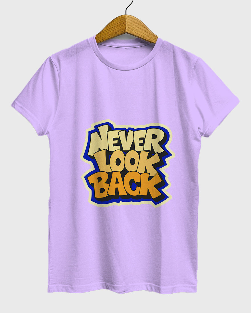 Womens Relaxed Fit TShirt Funky Neverlookback