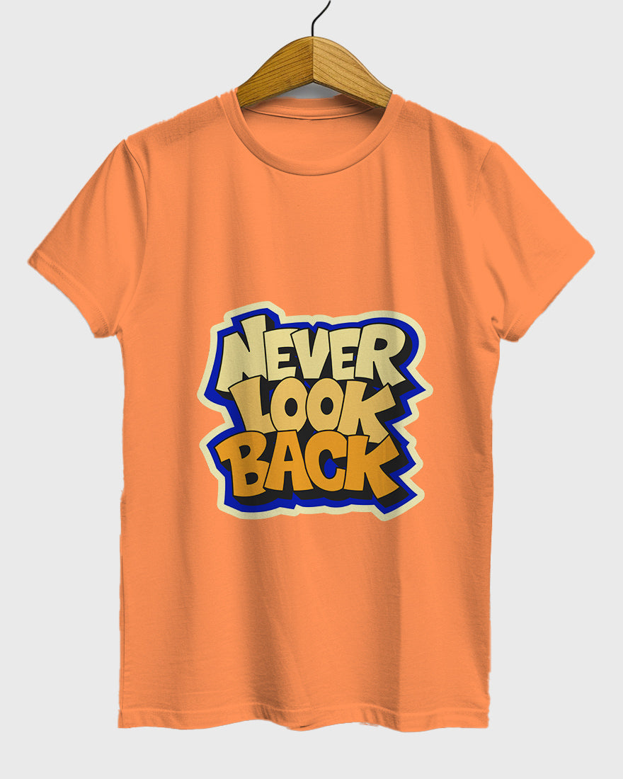 Womens Relaxed Fit TShirt Funky Neverlookback