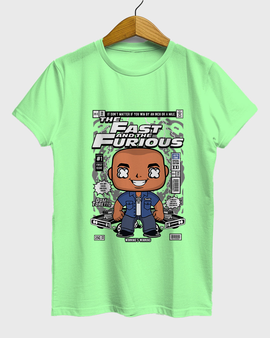 Womens Relaxed Fit TShirt Movies Fast & Furison