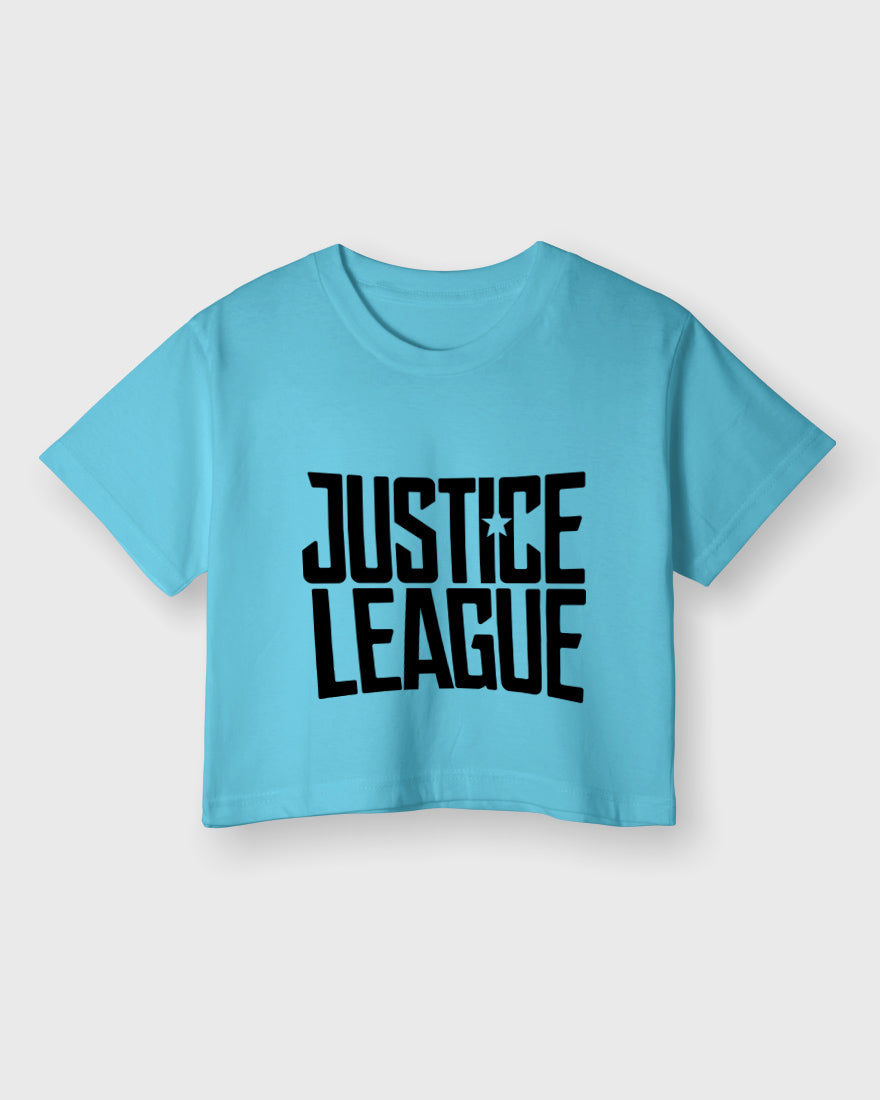 Womens Cropped TShirt Movies Lustice League