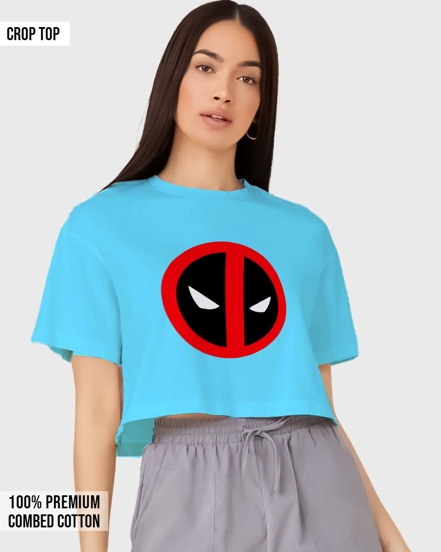 Womens Cropped TShirt Movies Deadpool