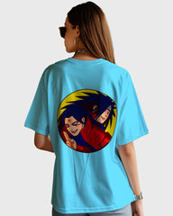 Womens Oversized TShirt Anime Naruto Orochimaru Naruto Hashirama & Madara