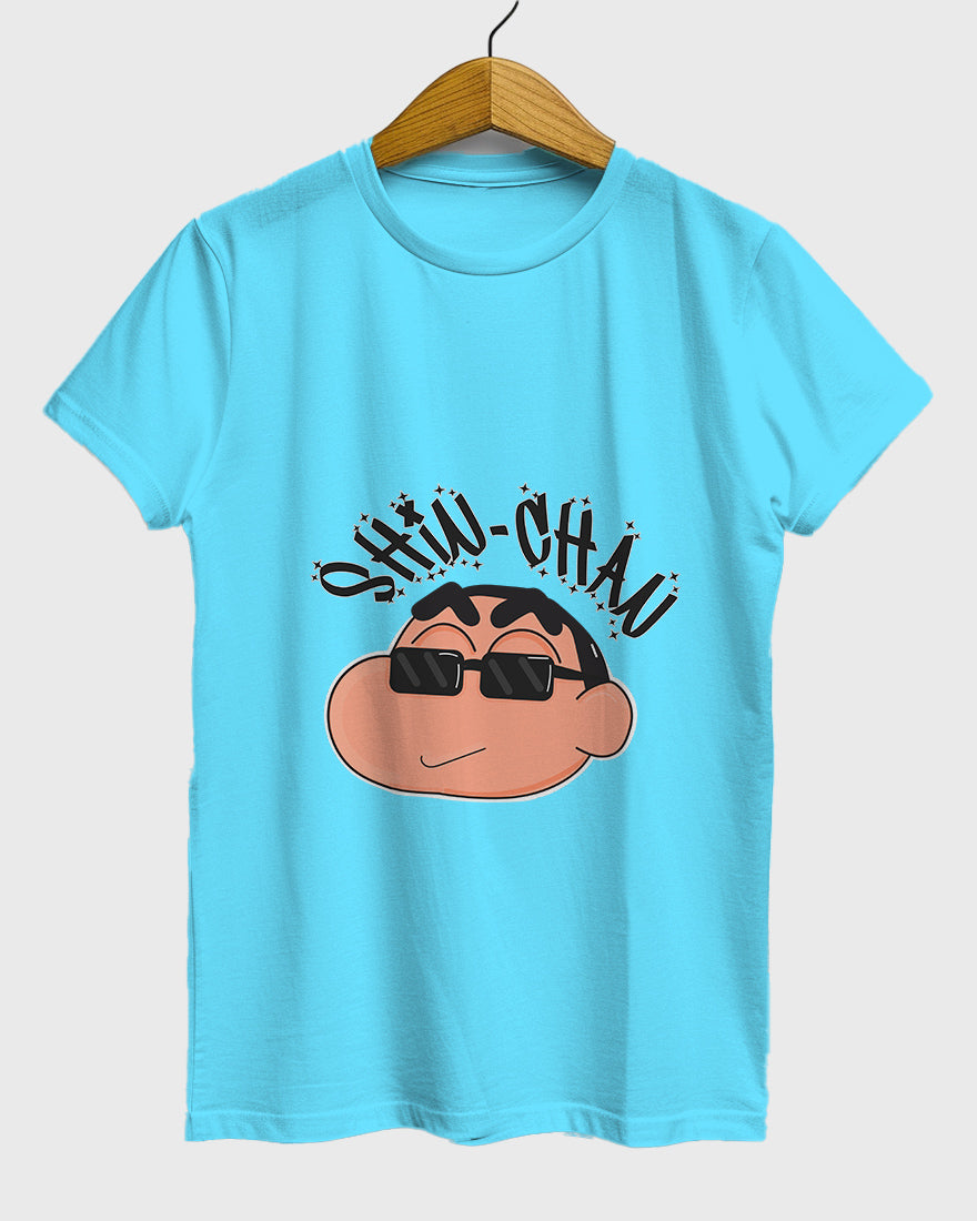 Womens Relaxed Fit TShirt Cartoon Sinchan