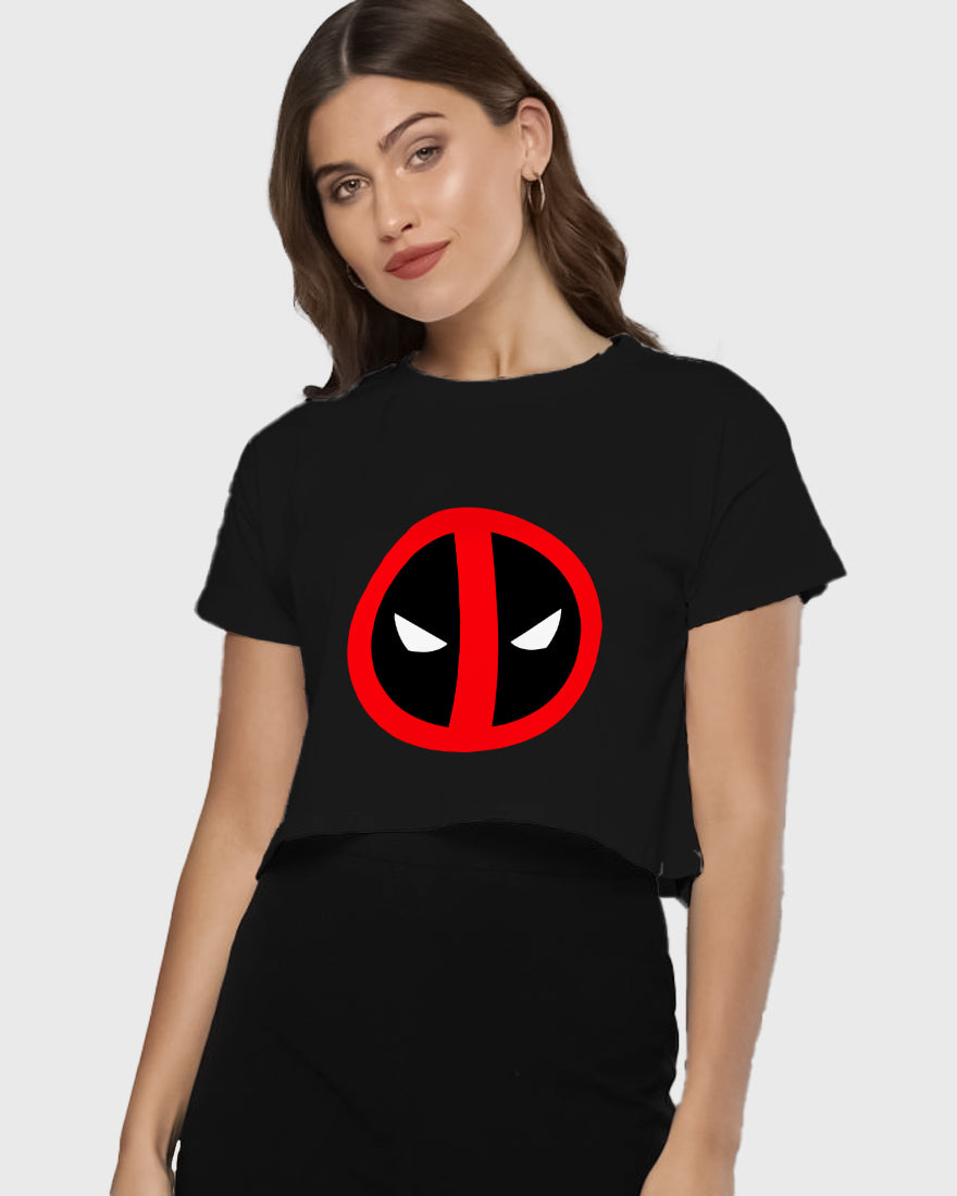 Womens Cropped TShirt Movies Deadpool