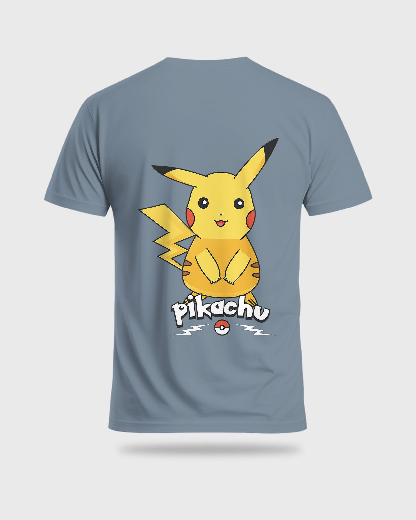 Mens T-Shirt Cartoon Pokemon Pikachu - Metro Apes