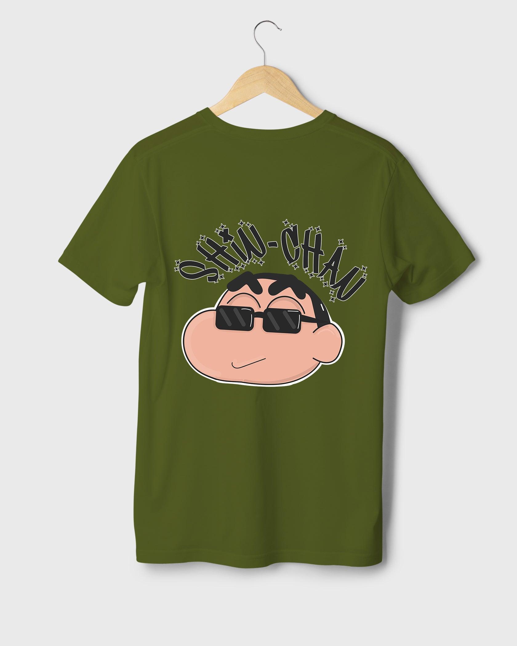 Mens T-Shirt Cartoon Shinchan - Metro Apes