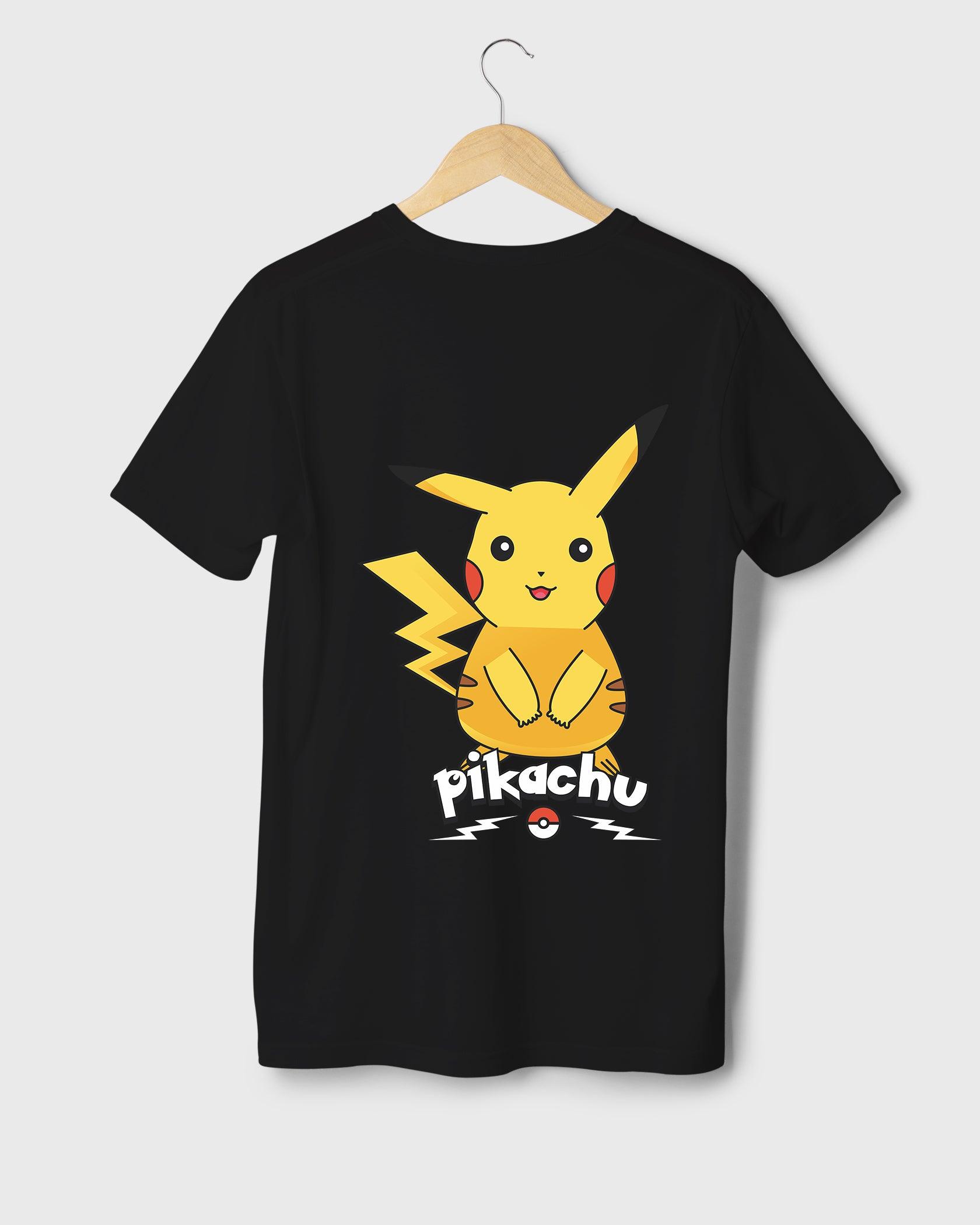 Mens T-Shirt Cartoon Pokemon Pikachu - Metro Apes