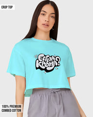 Womens Cropped TShirt Trendings Enna Kadha