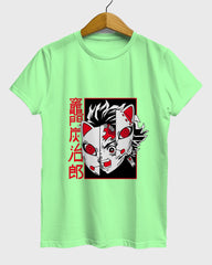 Womens Relaxed Fit TShirt Anime Chainsawman Tanjiro