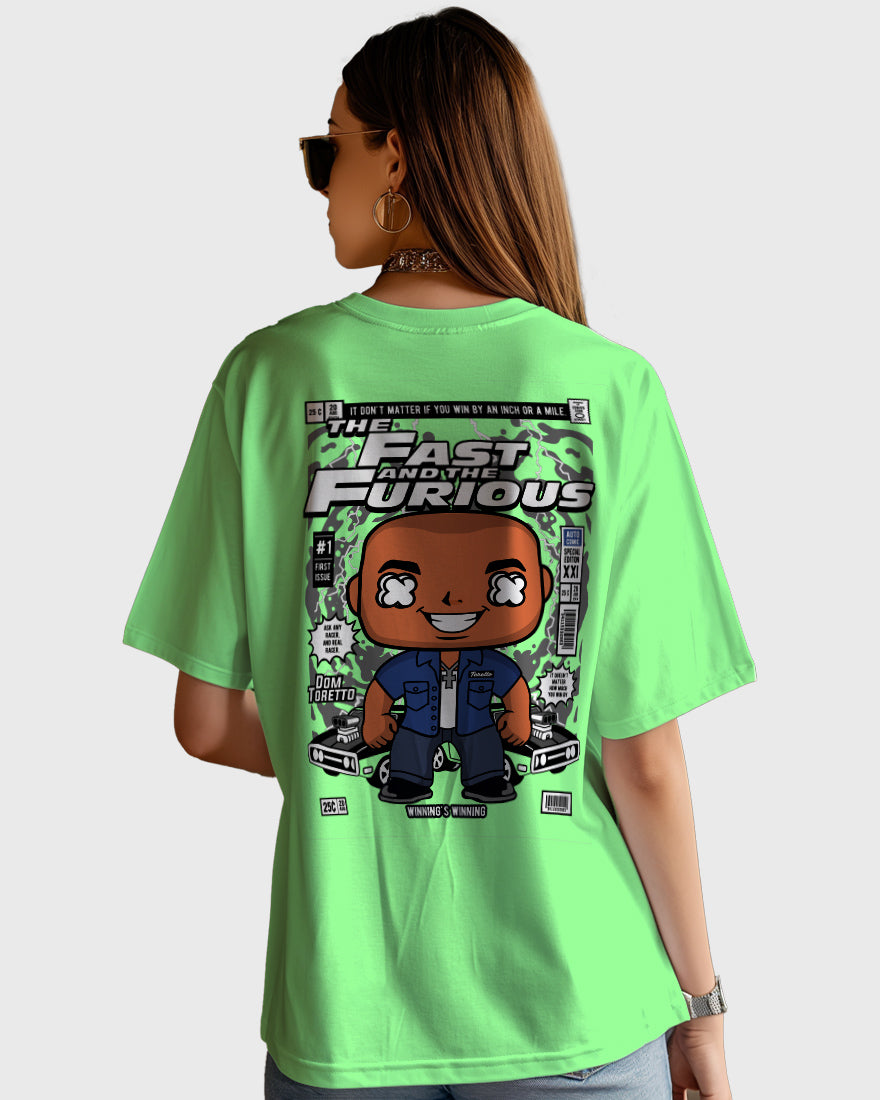 Womens Oversized TShirt Movies Fast & Furison