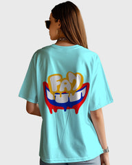 Womens Oversized TShirt Funky Fan