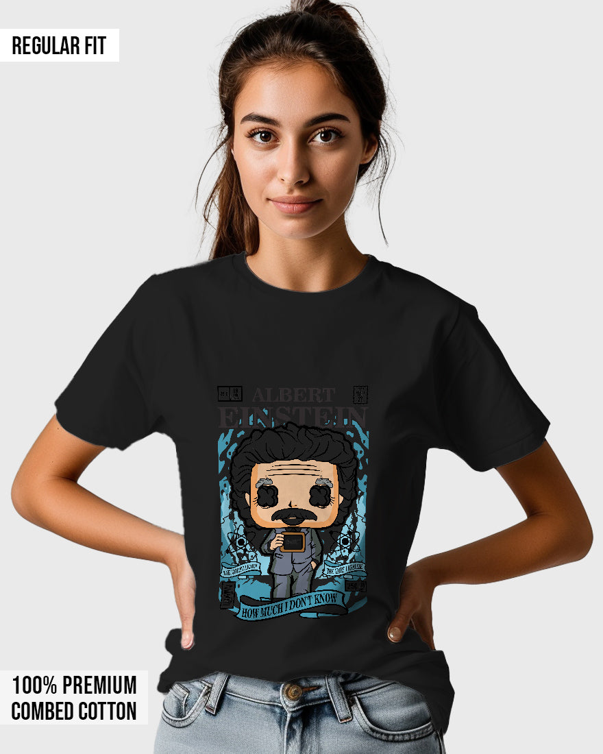 Womens Relaxed Fit TShirt Trending Albert Einstein