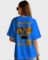 Womens Oversized TShirt Anime Demon Slayer Zenitsu