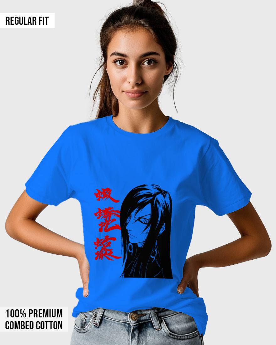 Womens Relaxed Fit TShirt Anime Naruto Orochimaru