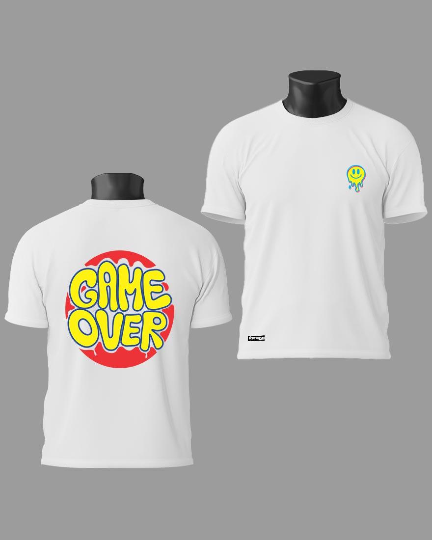 Mens Tshirt Funky Game Over - Metro Apes