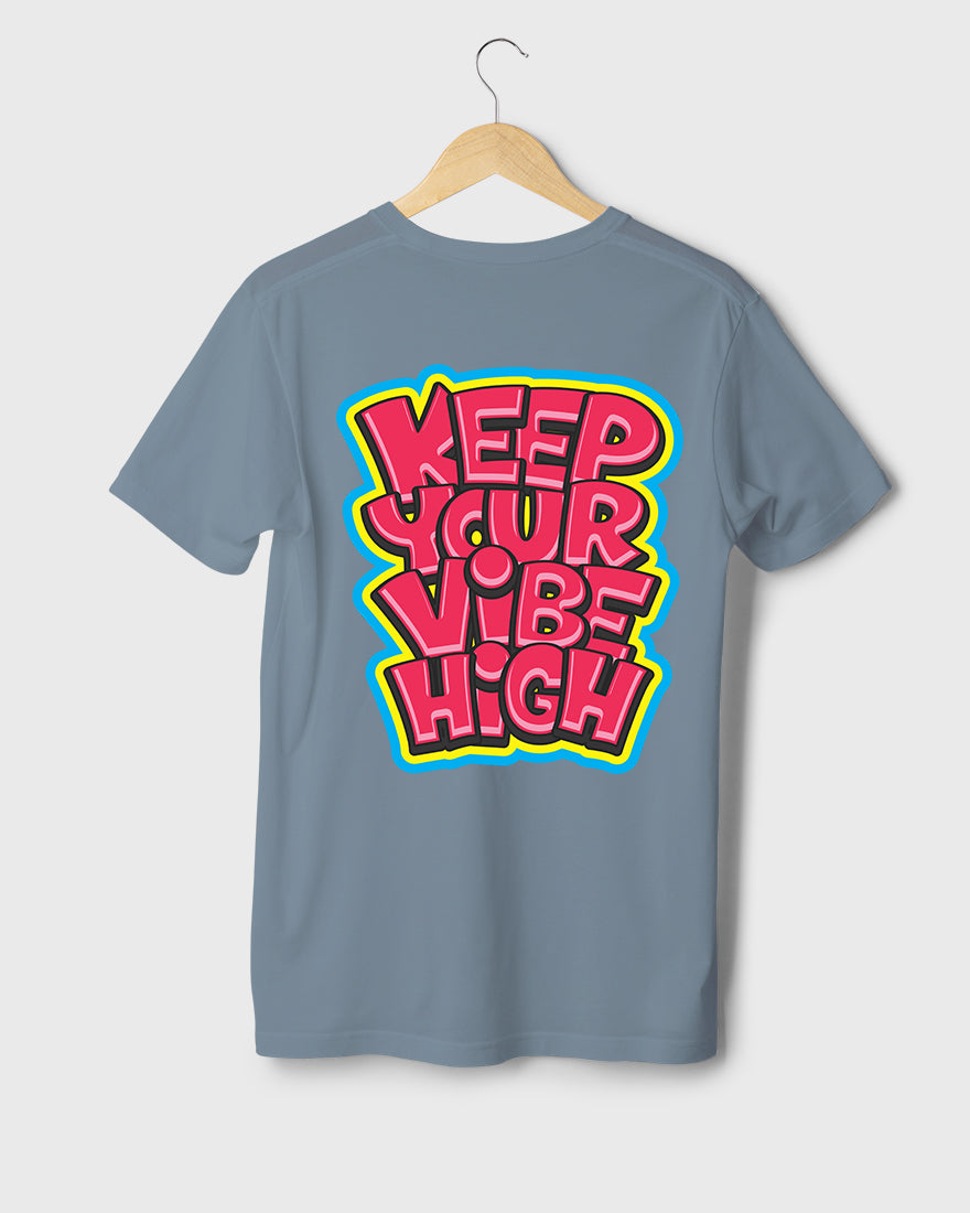 Mens Tshirt Funky Keep your vibe high - Metro Apes