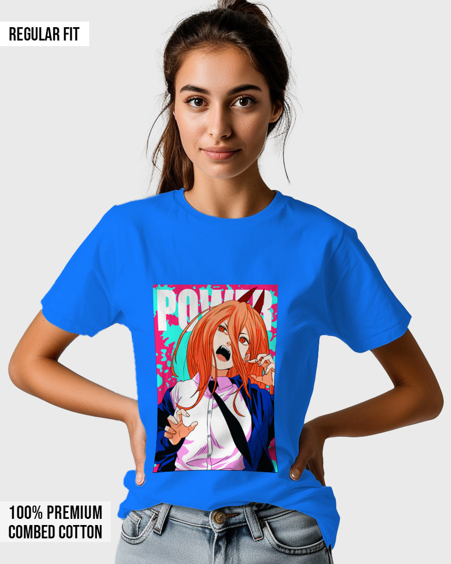 Womens Relaxed Fit TShirt Anime Chainsawman 2