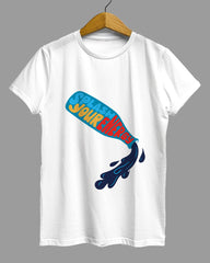 Womens Relaxed Fit TShirt Funky Splash Your Energy