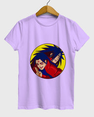 Womens Relaxed Fit TShirt Anime Naruto Hashirama & Madara