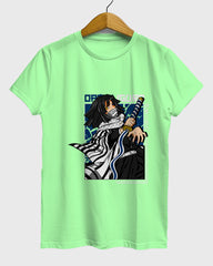 Womens Relaxed Fit TShirt Anime Demon Slayer Iguro