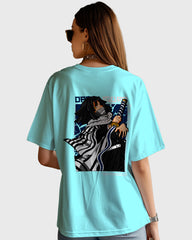 Womens Oversized TShirt Anime Demon Slayer Iguro