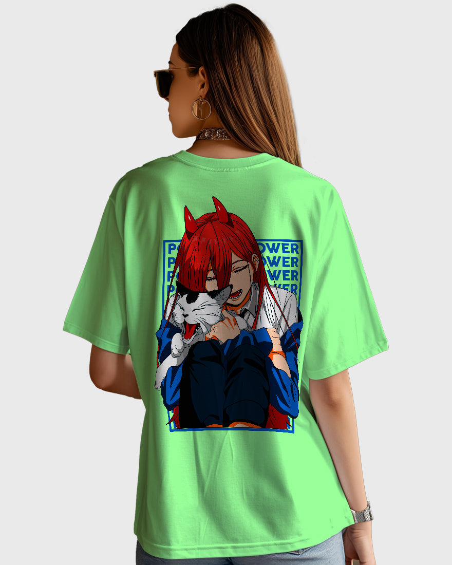 Womens Oversized TShirt Anime Chainsaw Man 03