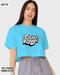 Womens Cropped TShirt Trendings Enna Kadha