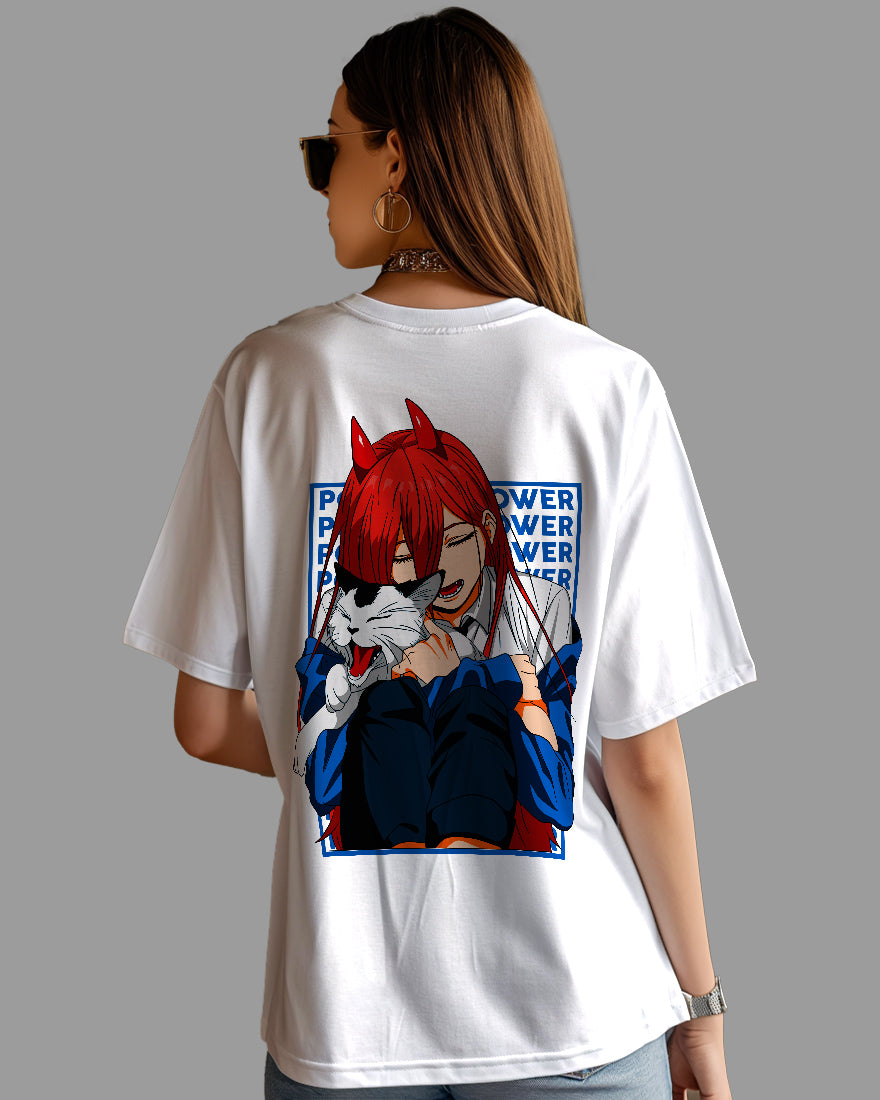 Womens Oversized TShirt Anime Chainsaw Man 03