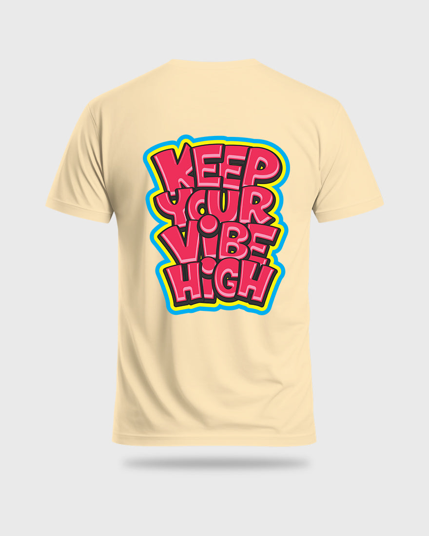 Mens Tshirt Funky Keep your vibe high - Metro Apes